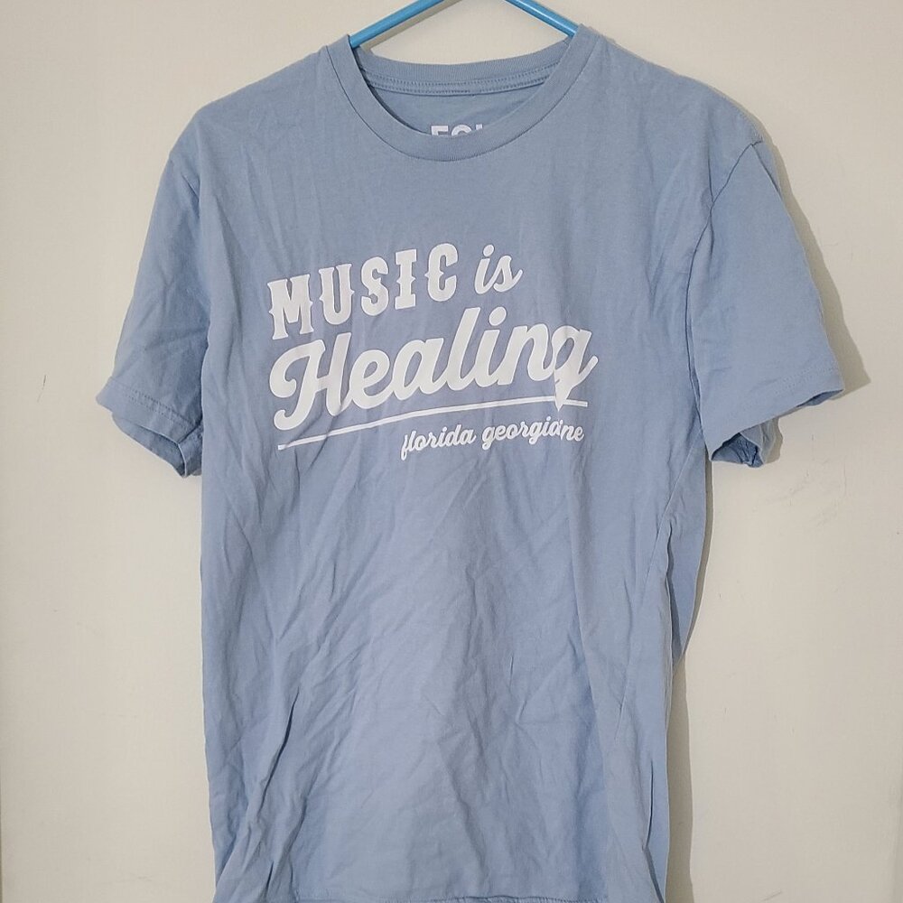 Florida Georgia Line Music Is Healing FGL House Women's Medium T-Shirt